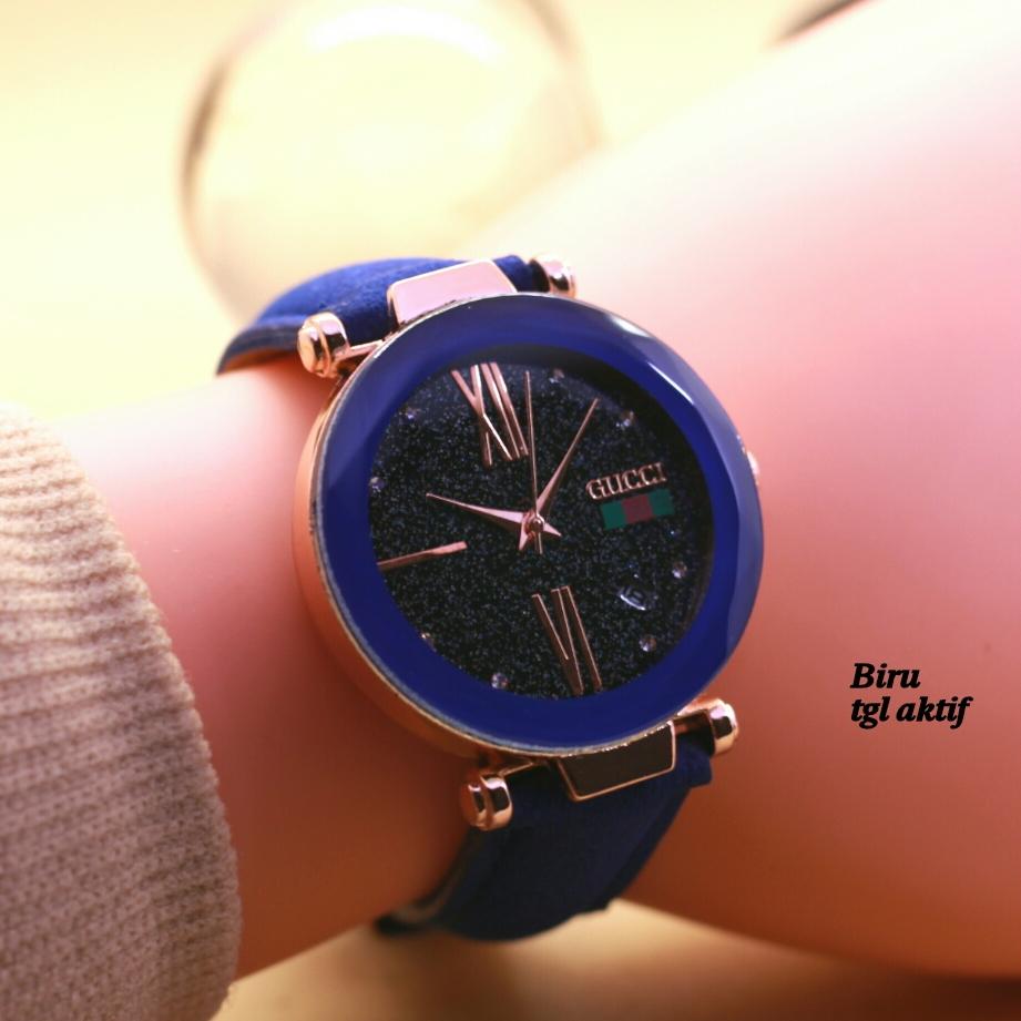 Jam tangan fashion wanita gucci kaca blimbing