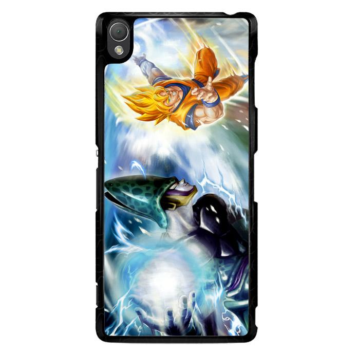 Dragonball Z Cell Vs Goku Z1600 Sony Xperia Z3 Custom Hard Case