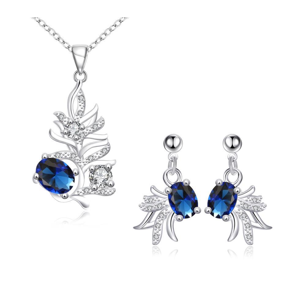 Fashion perhiasan perak perdagangan luar negeri fashion kreatif wanita ikan mas kecil kalung anting dua set SPS147-A SPS147