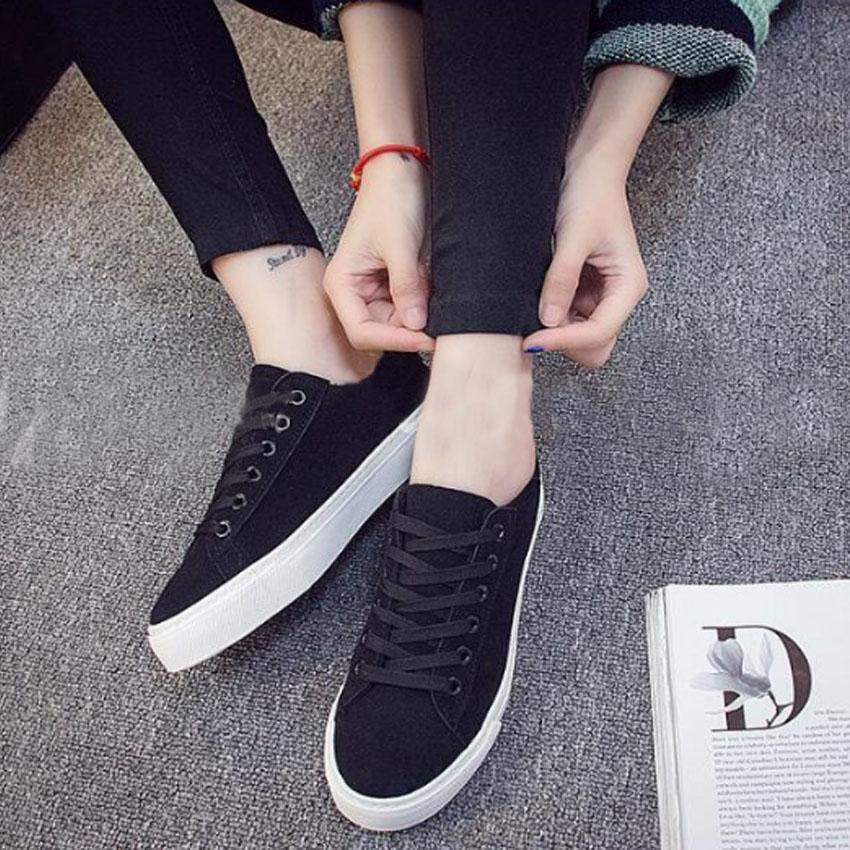 Kets Sneaker Pria/Wanita - Sepatu Sekolah - Sepatu Santai Hitam Merah Coklat
