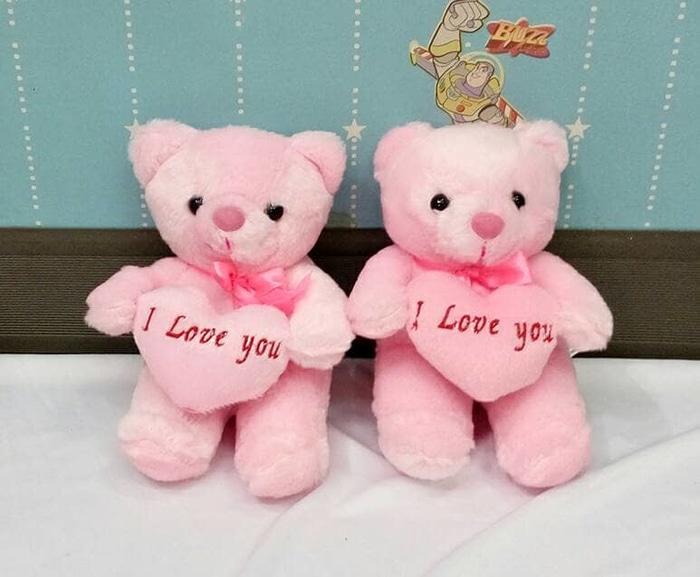 Boneka Teddy Bear Kecil Lempar Wedding - D3Pm5Z