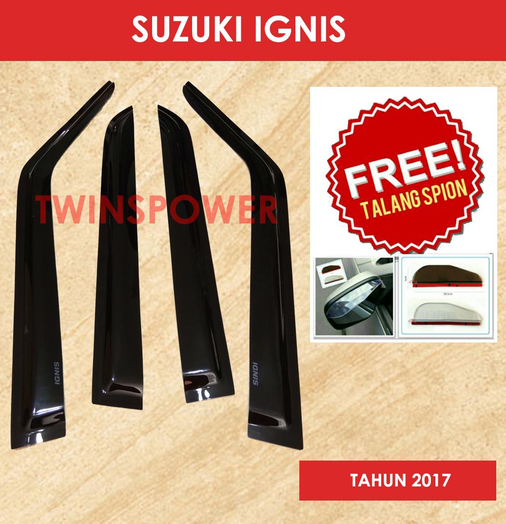 Talang Air Mobil Suzuki Ignis + FREE Talang Spion