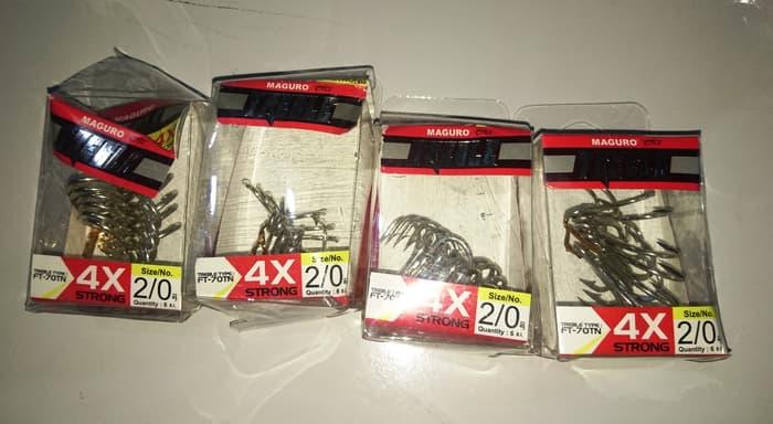 HARGA PROMO!!! Treable Hook Maguro 2/0. 4x Strong - DHfkVB
