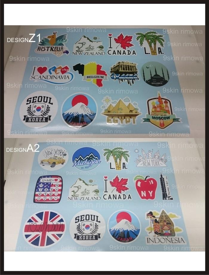 HARGA PROMO!!! Sticker Rimowa Design 33/ Stiker Untuk Koper / Stiker Anti Air
