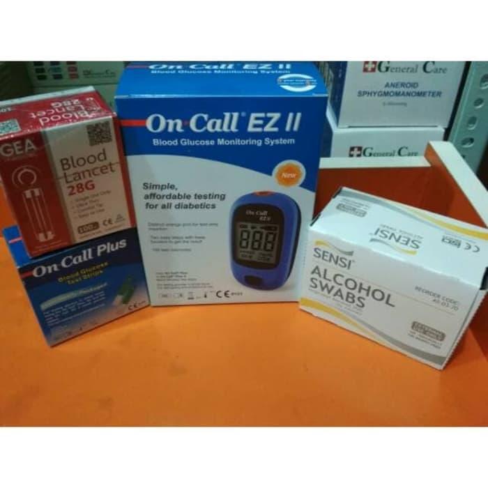 Paket On Call Plus / Paket Lengkap Cek Gula Darah- Lancet- Alkohol