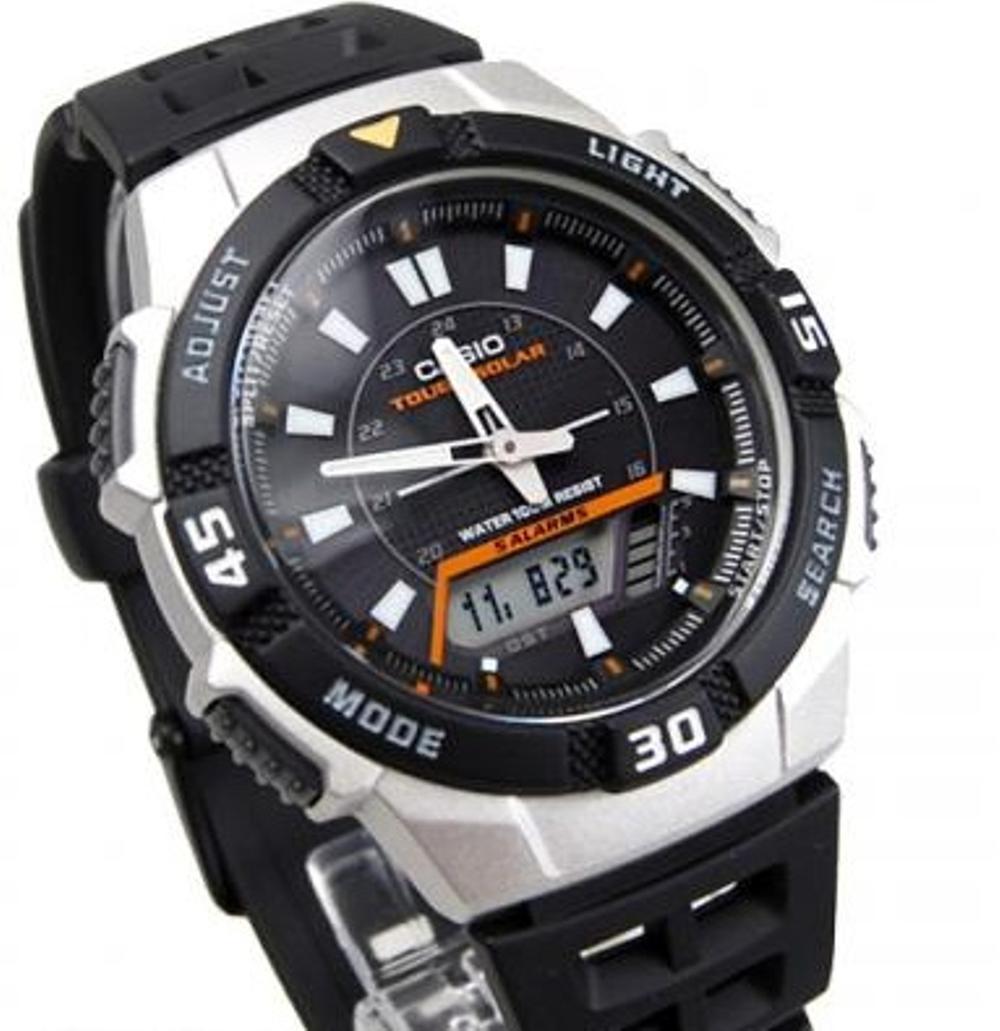 Jam Tangan Casio ORIGINAL SOLAR POWER AQ S800W-1E MMBKL