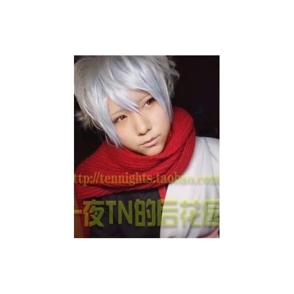 RAMBUT PALSU PRIA WIG COWOK COSPLAY TN GINTAMA GINTOKI KEREN IMPORT