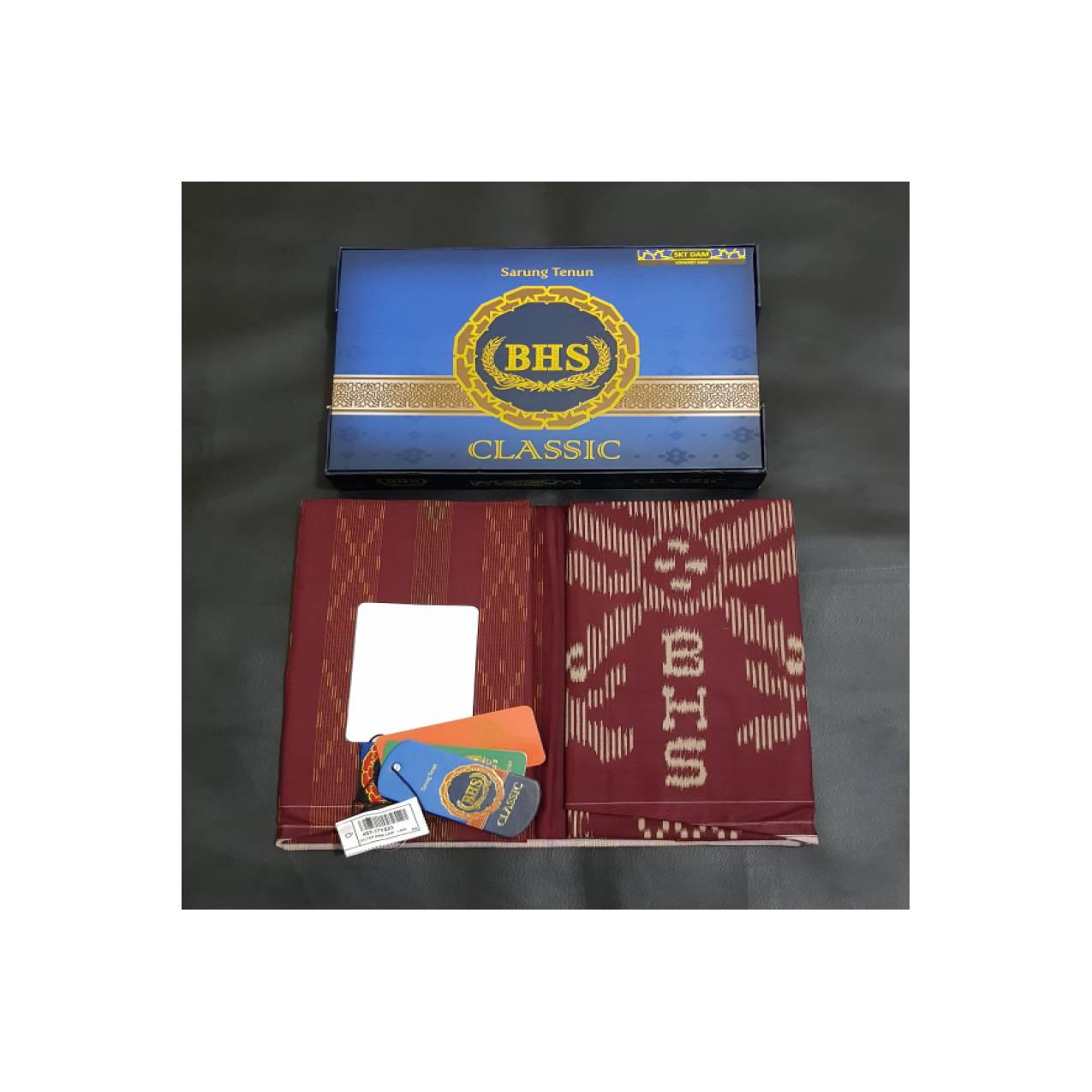 Sarung Tenun BHS Classic Motif Kawung Dobby No.4