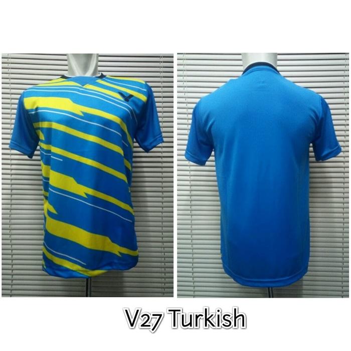 HARGA SPESIAL!!! Baju Badminton / Kaos Bulutangkis Victor V27 Turkish - a70r9i