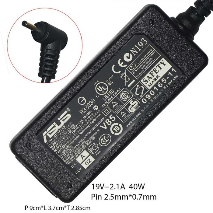 Harga Spesial!! Adaptor Adapter Laptop Asus Eeepc 1201Ha 1201N 1201T 19V 2.1A Adlas4 - ready stock