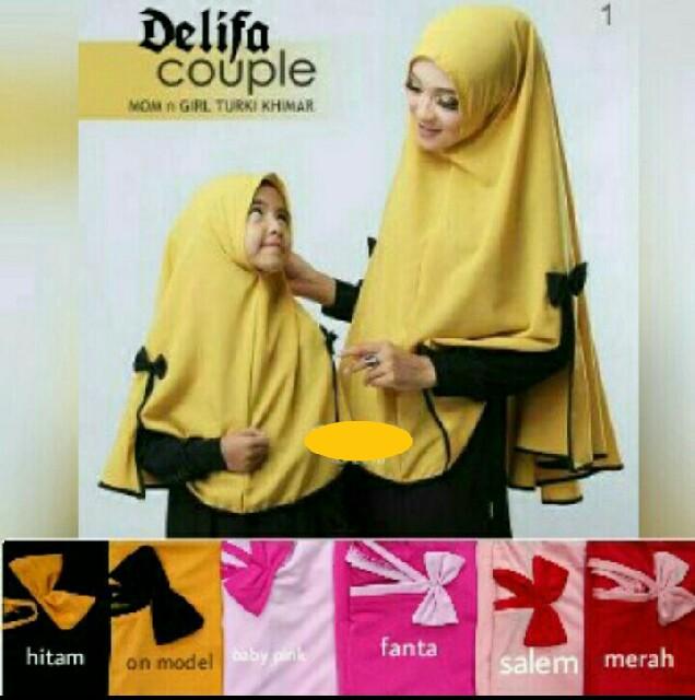 Kerudung Instant Mom & Kids Delifa Couple