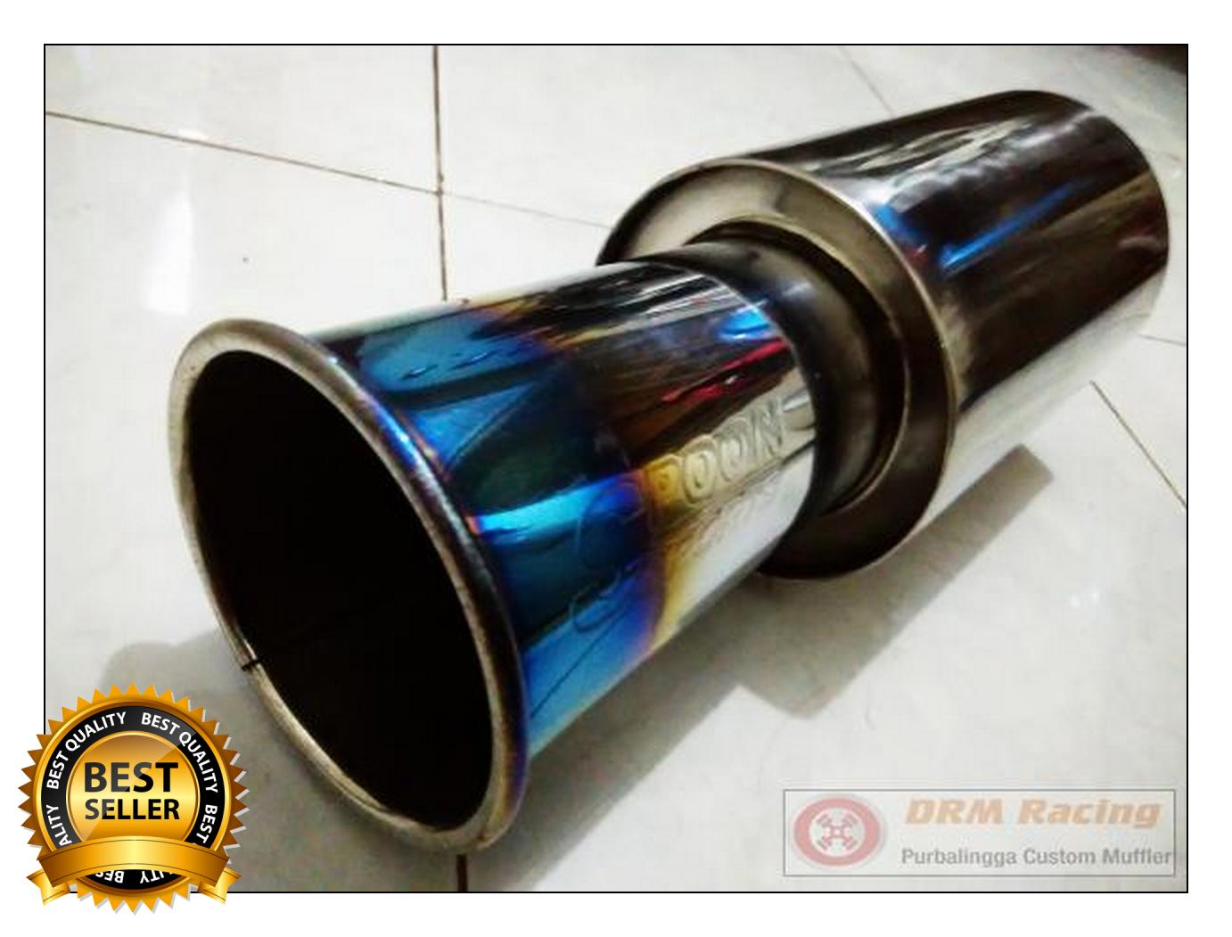 Knalpot / Muffler Spoon Mobil Jazz/ yaris / brio / agya / ayla / datsun go/ wagon R