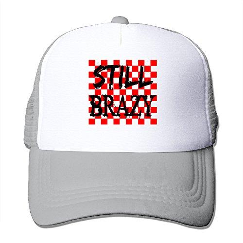 Baseball Hats Still Brazy YG 400 Flat Mesh Cap Black