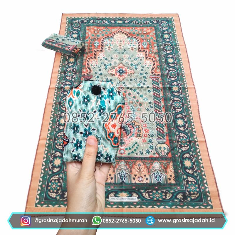 Termurah Sajadah turki sajadah cantik seri melati hijau tua