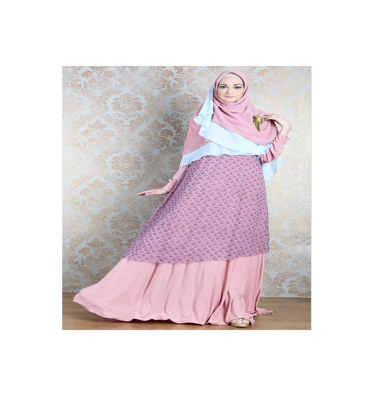 Azka Gamis Somaya G03 - Pink (Az-SMYG03-PNK)