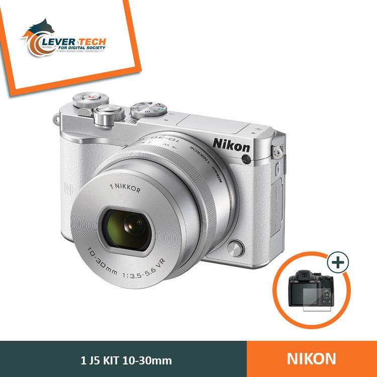 Nikon 1 J5 Kit 10-30mm White - (Free Screenguard Terpasang)
