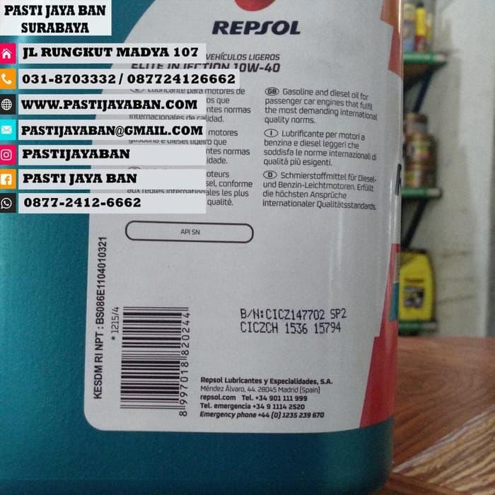 Terpoluler Repsol Elite Injection 10W 40 1Liter