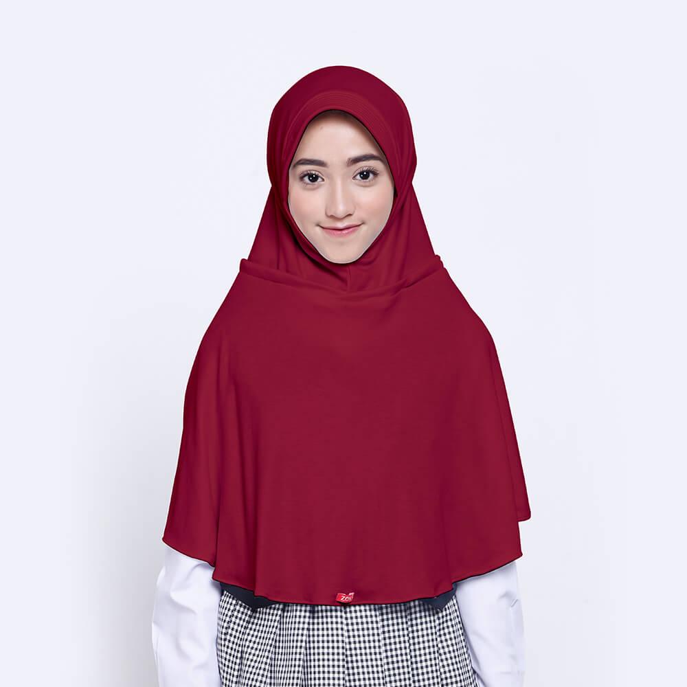 ZOYA KERUDUNG ANAK / BERGO / HIJAB INSTAN / KERUDUNG SEKOLAH LARGE