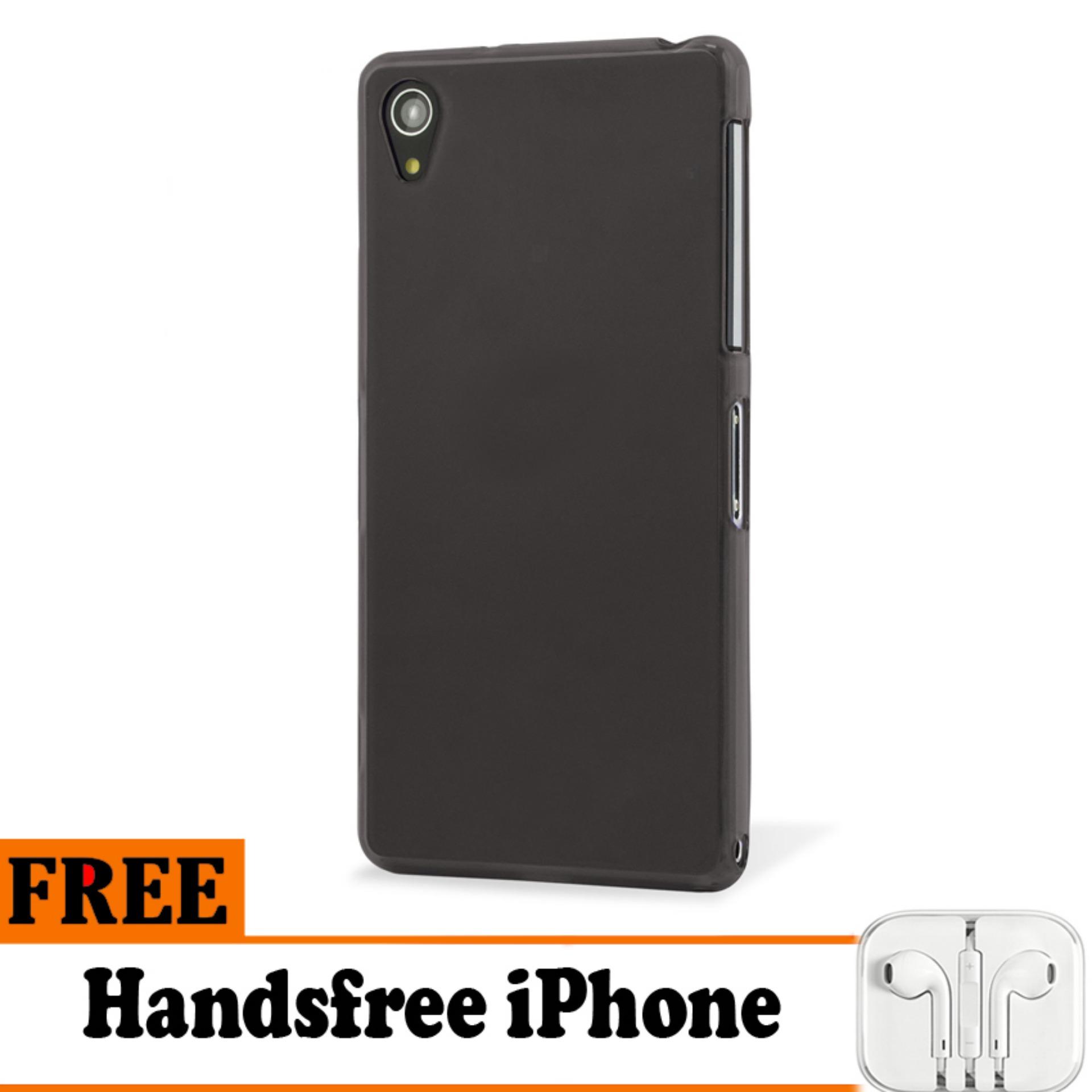 Barokah Premium Slim Black Matte Shockproof Case for Sony Xperia Z2 - Free Handsfree iPhone