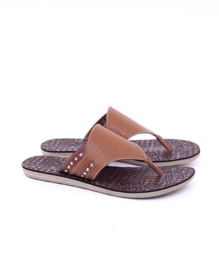 Sandal wanita/sandal perempuan Sendal Jepit Wanita Kulit Coklat Sandal Casual Santai Perempuan keluaran terbaru model terbaru kualitas bagus harga murah warna coklat