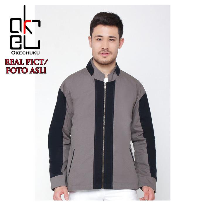 CHRIS Jaket Blazer Pria Bahan Baby Canvas Fashion Pria