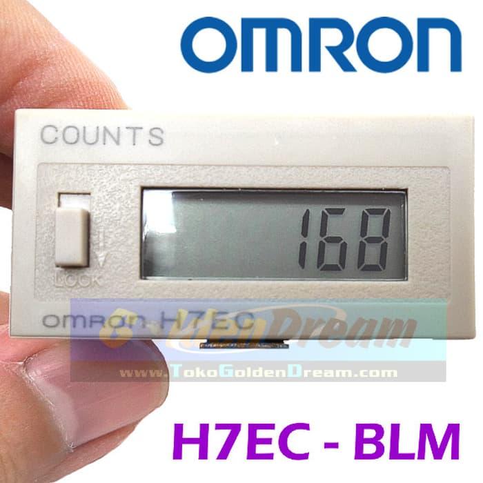 Omron Digital Counter H7EC-BLM Counts H7EC Totalizer Alat Hitung Cacah