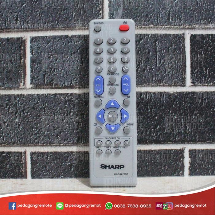 Terlaris Remot Remote TV Sharp Tabung Slim Flat GA872SB Alexander Slim II KW Lagi Diskon