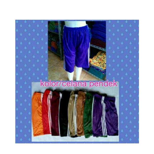 Celana Kolor Jumbo Pendek / Trening Pendek Jumbo Pria & Wanita fit XXL