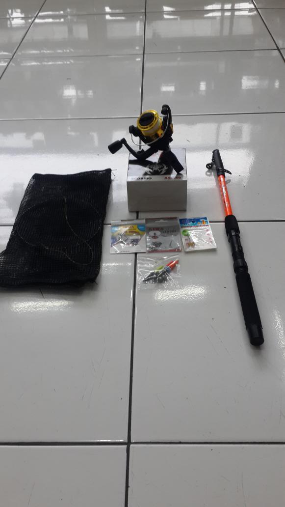 1 Set Paketan Joran+Rell Lengkap