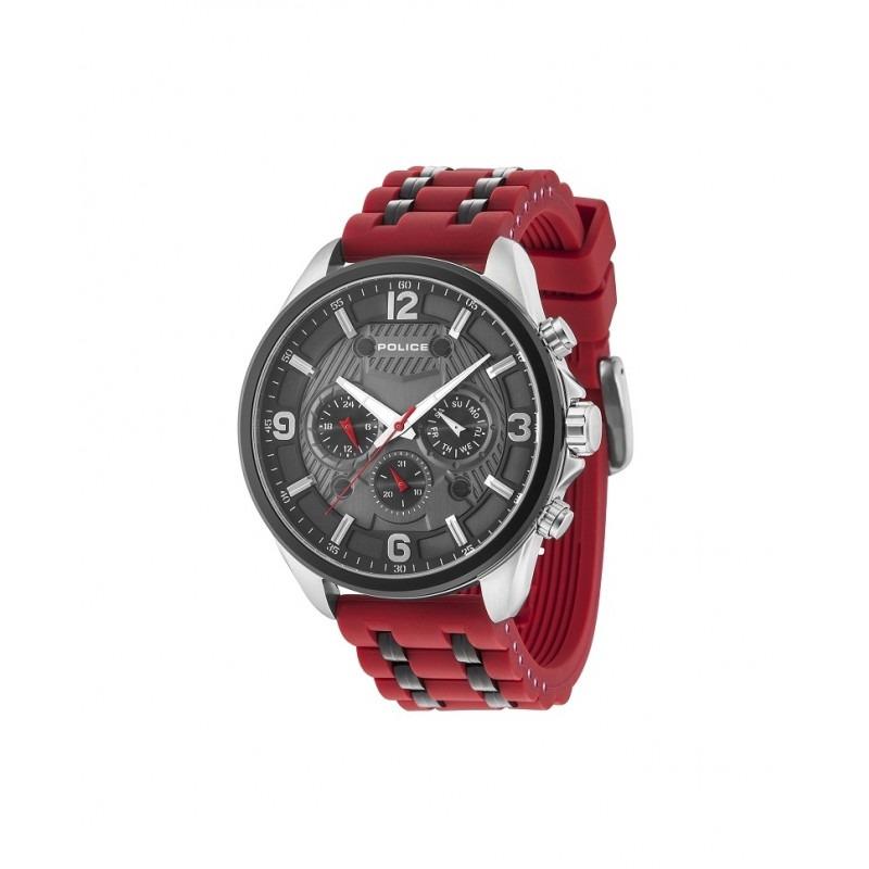 Police 15218JSTB/61P - Jam Tangan Pria - Tali Rubber - Original