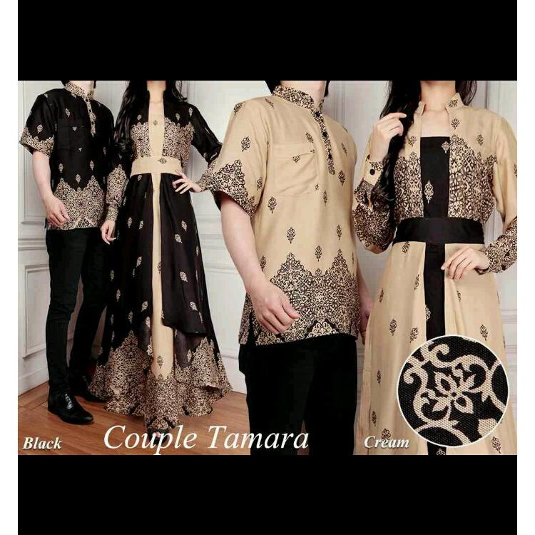 RULIVA - COUPLE GAMIS COUPLE PESTA COUPLE BATIK BAJU PASANGAN PESTA BAJU PASANGAN BATIK SET BAJU PASANGAN GAMIS SET KEBAYA
