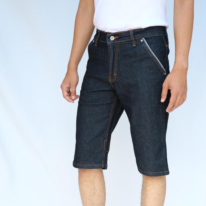 PROMO !! Celana Jeans Levis Pria Pendek Denim Stretch size 27 - 38