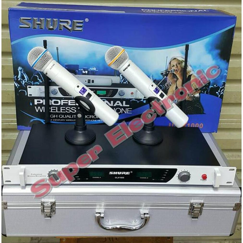 Mic Shure ULX 1000 Hardcase Wireless Microphone Kualitas istimewa suara luar biasa mantapp