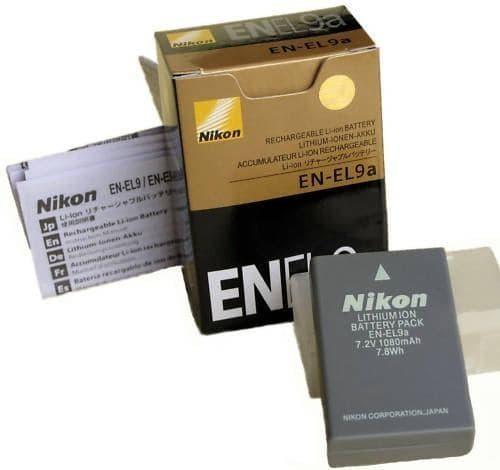 Battery Baterai Nikon EN-EL9a / ENEL9a for D40,D40X,D60,D3000,D5000