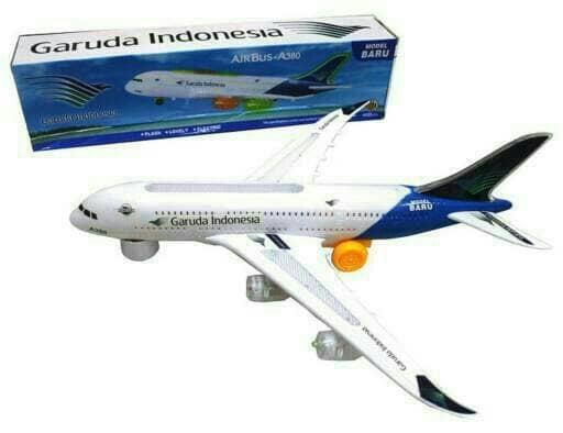 Pesawat Garuda Indonesia A380 JUmbo Baterai