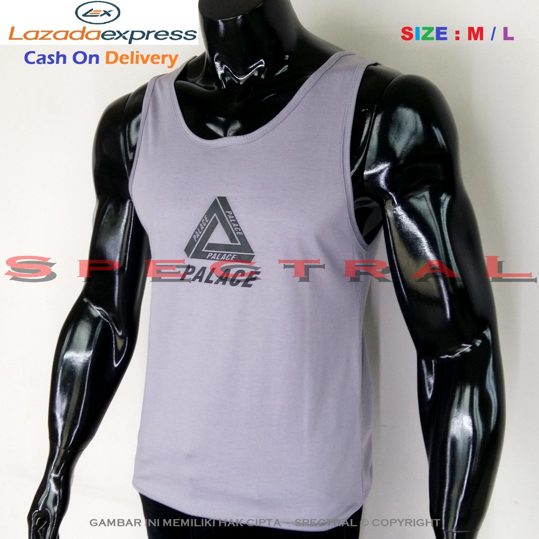 Spectral – Singlet Palace M / L Cotton Combed 30s Abu-Abu Abu