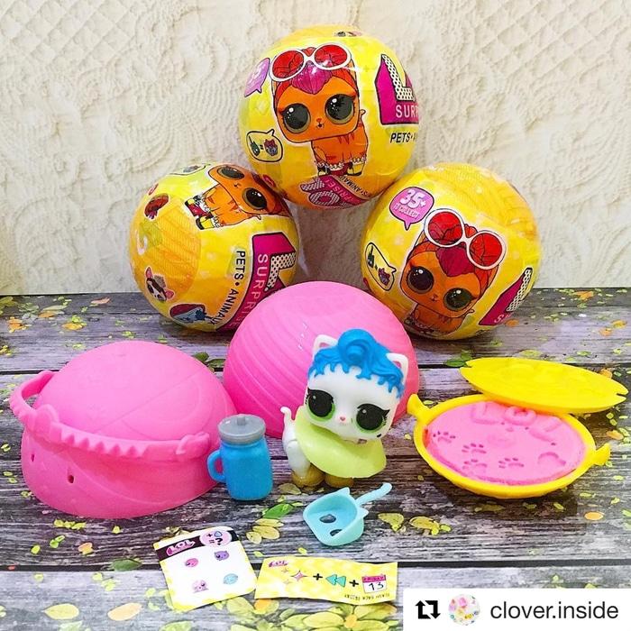 LOL PETS SURPRISE BALL / kw super l.o.l murah bagus bola lil sister
