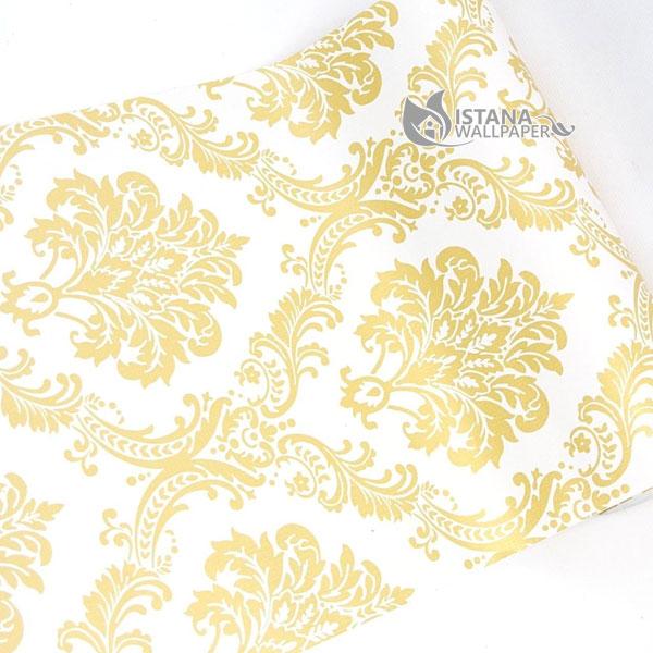 Wallpaper Sticker Premium 10 Meter - Batik Emas