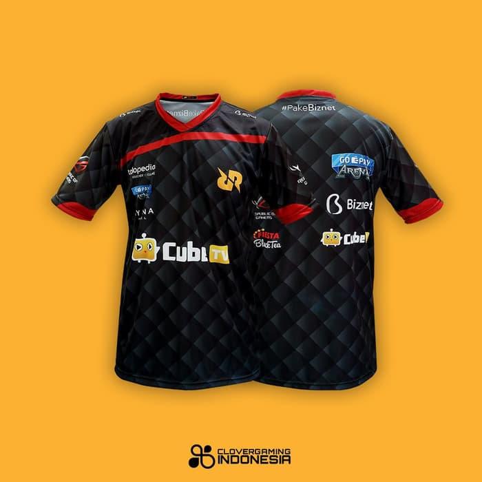 Jersey Official Team RRQ - Baju Jersey Gaming - Hitam