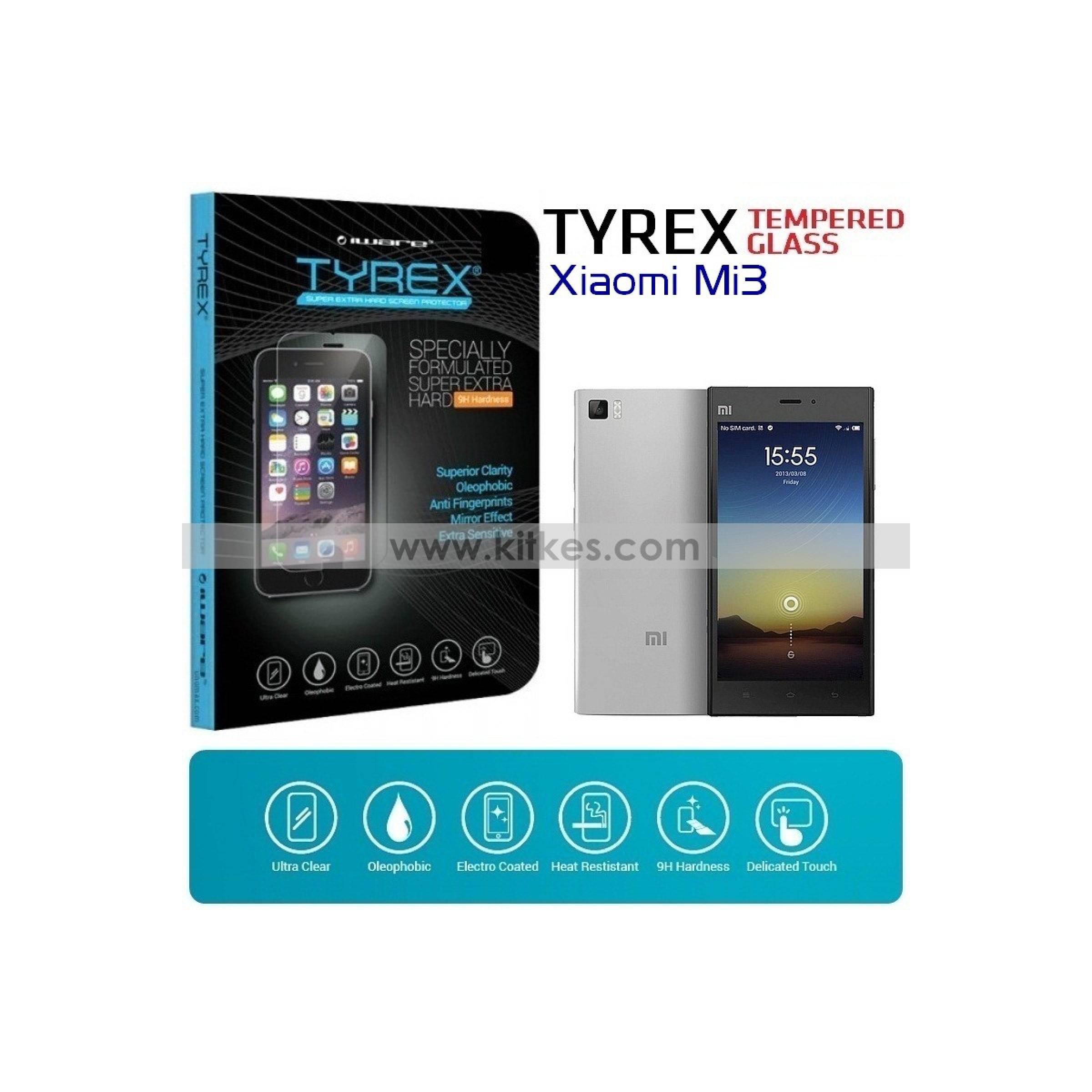 Tyrex Garansi Xiaomi Mi3 Tempered Glass Screen Protector Spec dan TYREX Tempered Glass For Xiaomi Mi4 Screen Protector PelinduIDR Rp 318 400