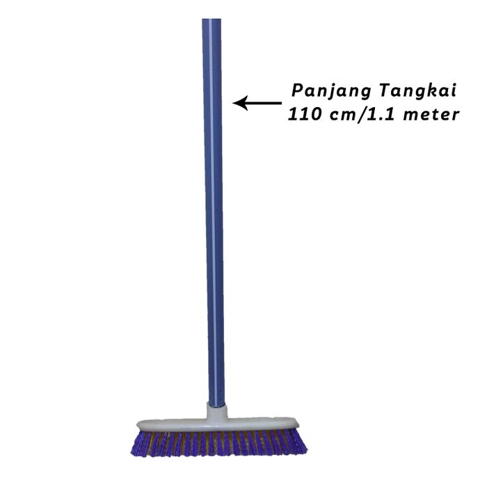 PROMO Sikat Lantai Panjang / Sikat dorong tongkat stick stainless TERBARU