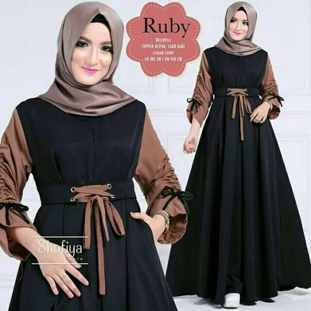 Busana Muslim Dress Ruby 