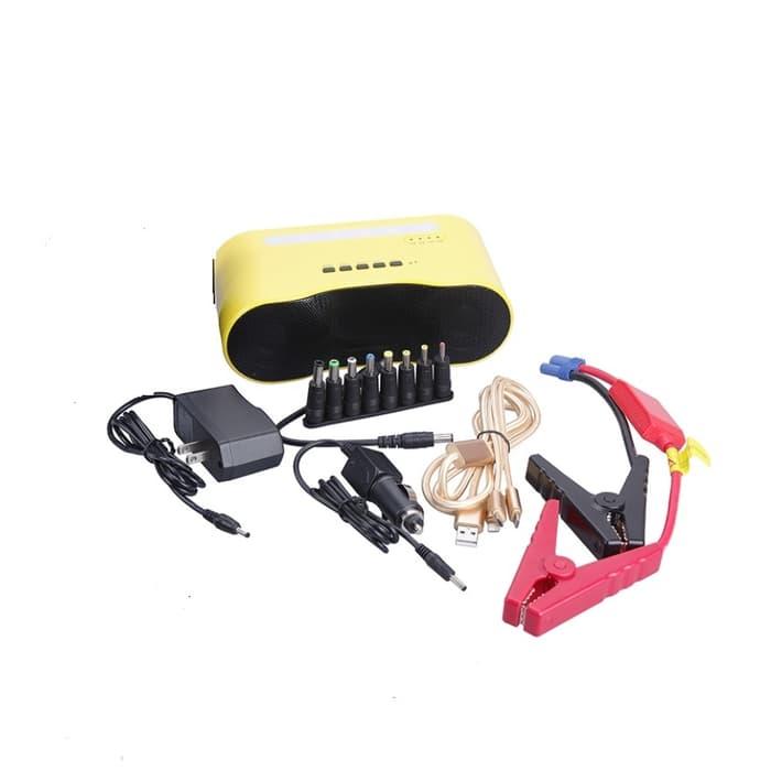 Promo Musical Power Bank 12000 mAh - Jumper Aki Mobil dan Bluetooth Speaker Original
