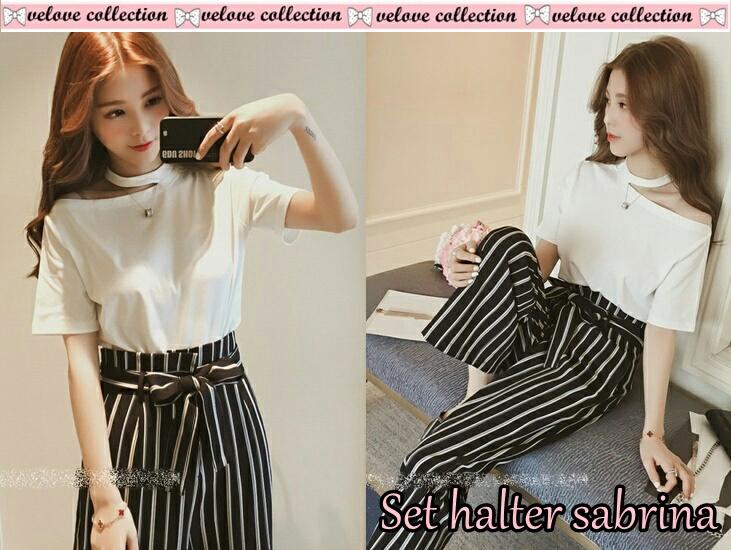 J&C Setelan Halter Sabrina / Setelan Wanita / Stelan Kasual Wanita / Pants Wanita / Baju Celana Wanita / Setelan Korea / Setelan Kasual / Stelan Wanita J&C Setelan Halter Sabrina / Setelan Wanita / Stelan Kasual Wanita / Pants Wanita / Baju Celana Wanita / Setelan Korea / Setelan Kasual / Stelan Wanita