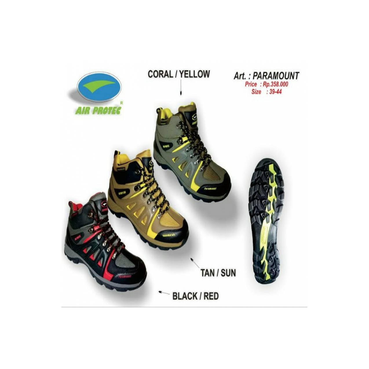 sepatu gunung trekking AIRPROTEC seri PARAMOUNT not eiger consina rei