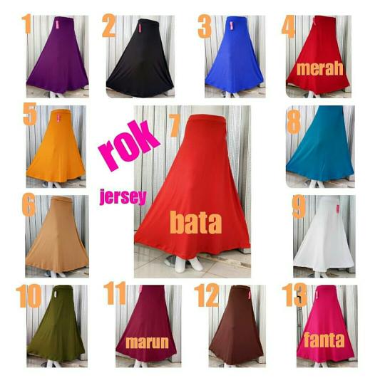 Rok Jersey Jumbo Bahan Spandek Jersey Bisa muat untuk BB hingga 90 kg
