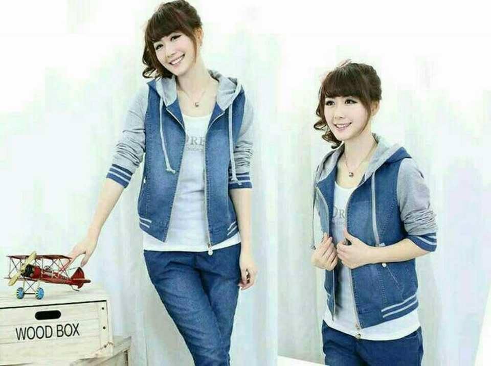 CHERY JAKET WANITA JEANS WASH TEBAL (RaInBoW CoUpLe)