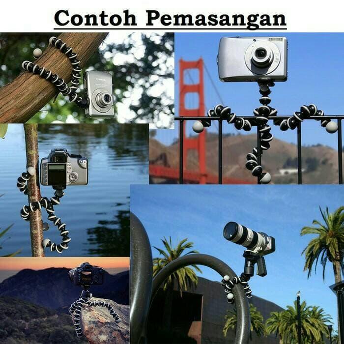 Gorilla Pod L Large BiG Tripod Flexible untuk Go Pro, DSLR, SJ Cam / Aneka Tripod Terbaru / Tripod Kamera Murah Terlaris / Tripod Kamera Terbaru