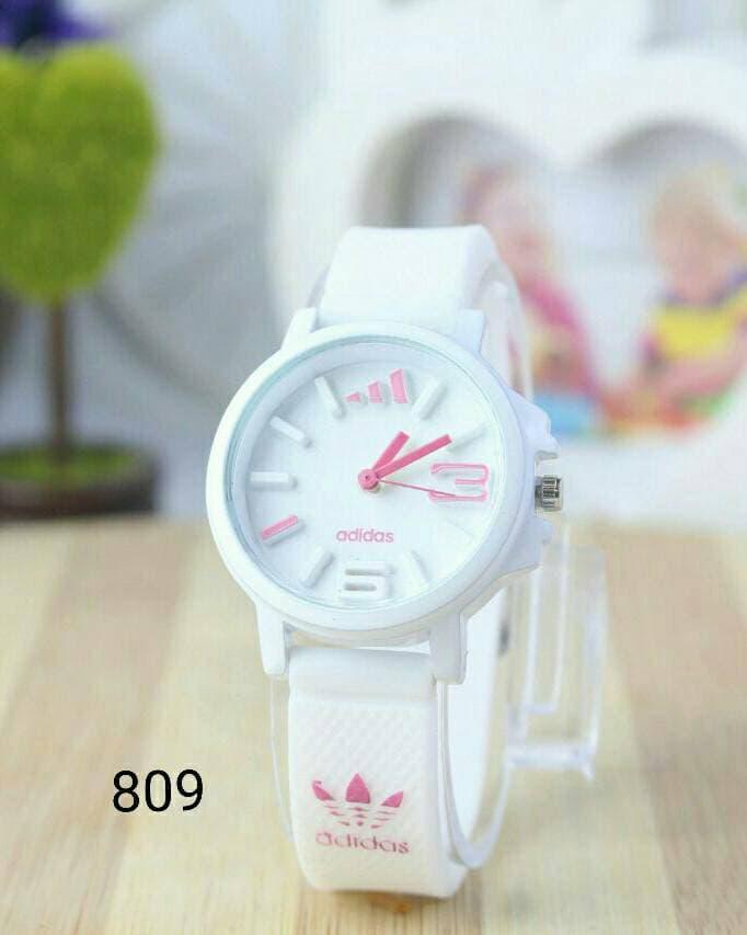 jam tangan adidas wanita / jtr 809 putih