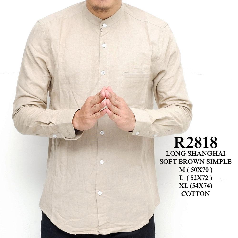 kemeja pria model kerah koko